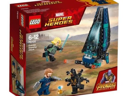 Lego Marvel Super Heroes Marvel Avengers Infinity War Outrider Dropship Attack Set Online now