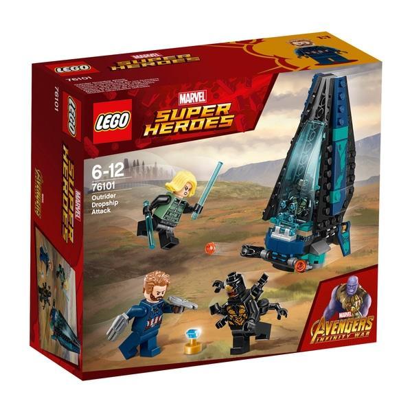 Lego Marvel Super Heroes Marvel Avengers Infinity War Outrider Dropship Attack Set Online now